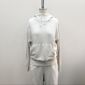 vince stretch cotton hoodie.